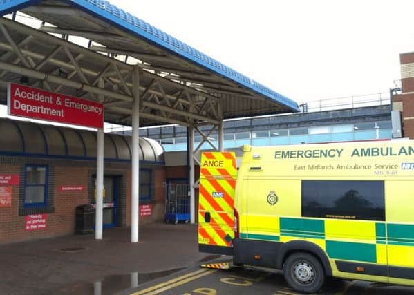 People are being urged to stay away from Kettering's A&E