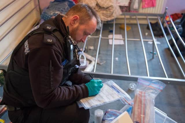 One of the drugs raids