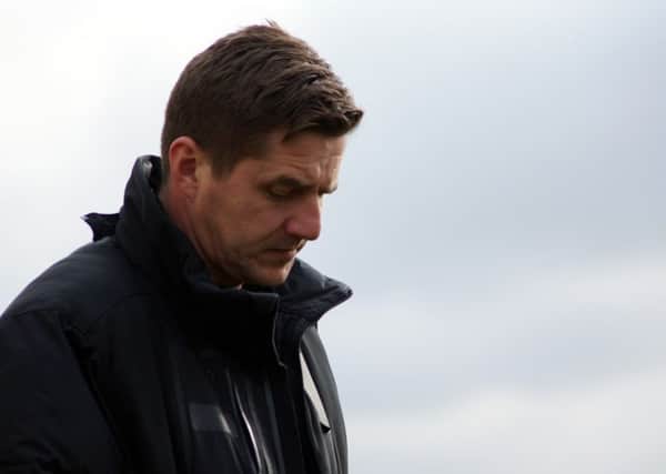 Marcus Law was disappointed after Kettering Town suffered a 2-1 defeat at Hungerford Town
