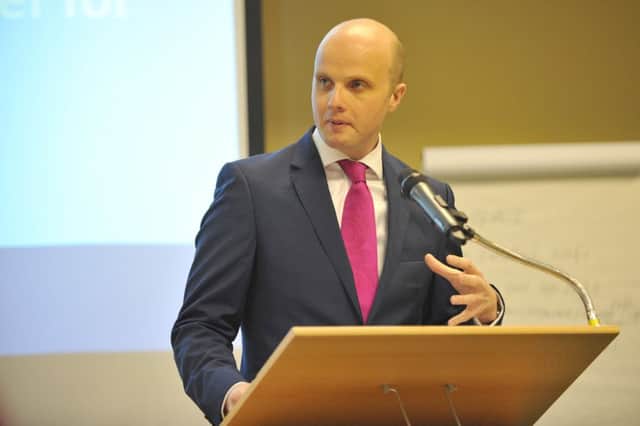 Northamptonshire's Police and Crime Commissioner Adam Simmonds
