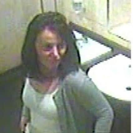 Police want to question a woman caught on CCTV in connection with a theft at the Boston Clipper pub in College Street, Northampton.