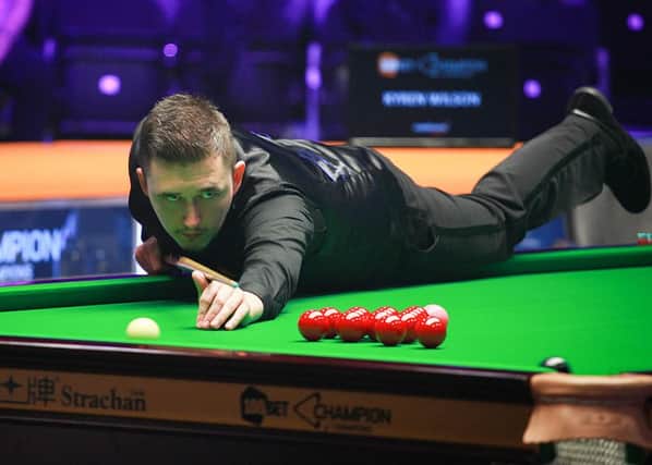 Kettering's Kyren Wilson is in the semi-finals of the German Masters