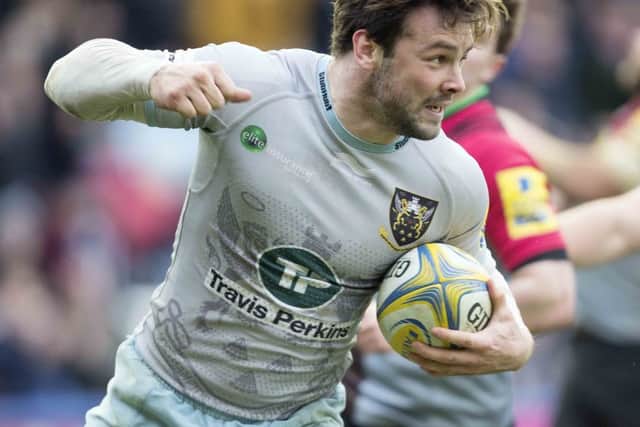 Ben Foden scored Saints' winning try at Harlequins (picture: Kirsty Edmonds)