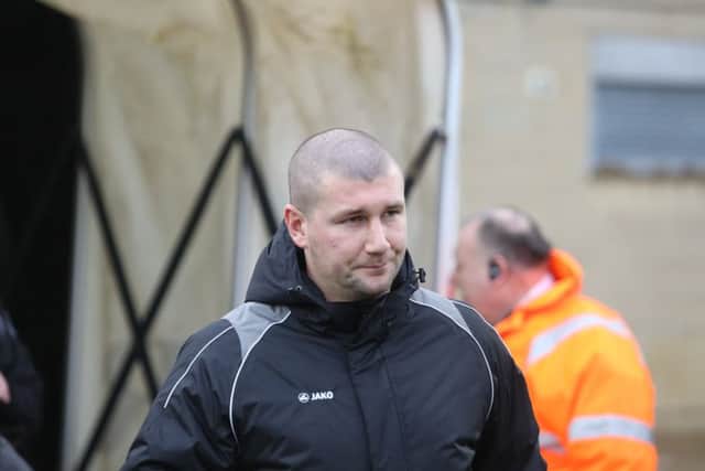 Corby Town manager Tommy Wright