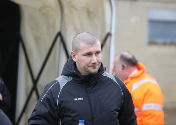 Corby Town manager Tommy Wright