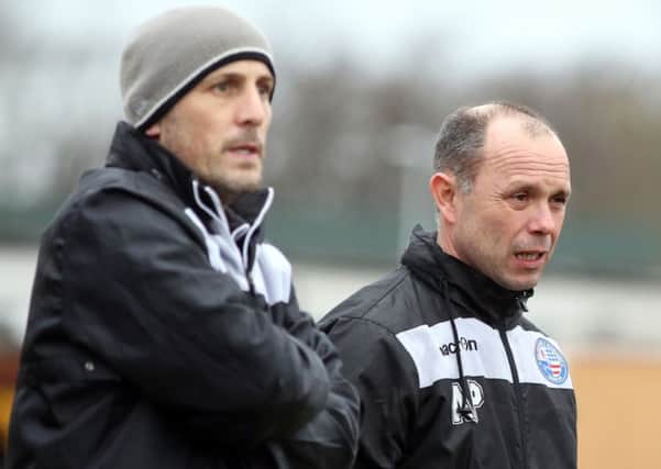 AFC Rushden & Diamonds boss Andy Peaks, pictured with assistant-manager Paul Lamb, has been delighted with his team's reaction since the defeat at Beaconsfield SYCOB