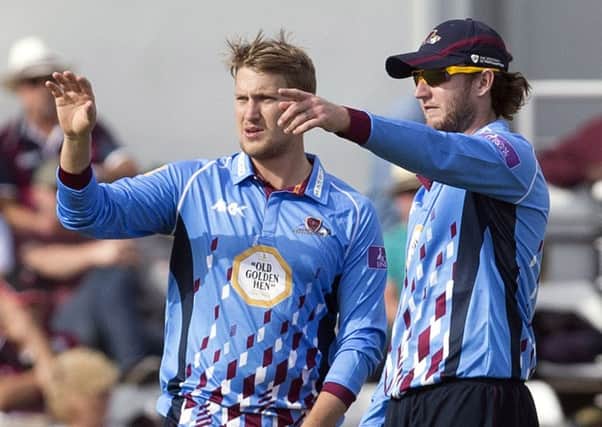 Josh Cobb and Alex Wakely played leading roles at Northants last season (picture: Kirsty Edmonds)