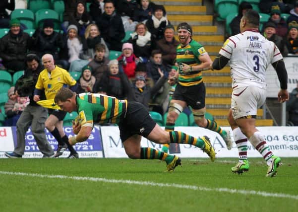 Alex Waller scored Saints' third try at the Gardens (picture: Sharon Lucey)