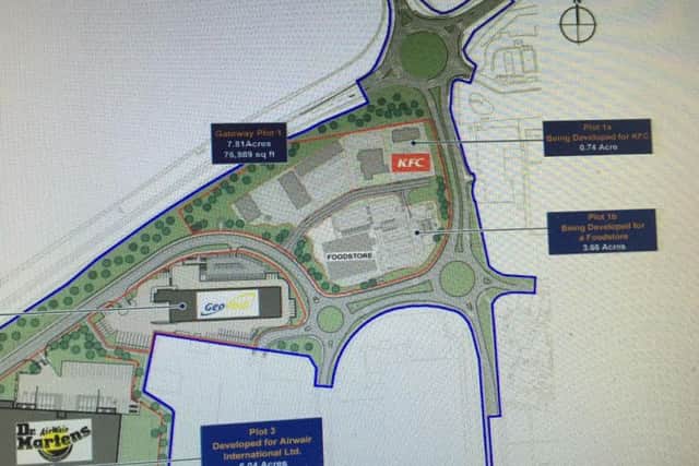 Plans for phase two of the development of Warth Park in Raunds