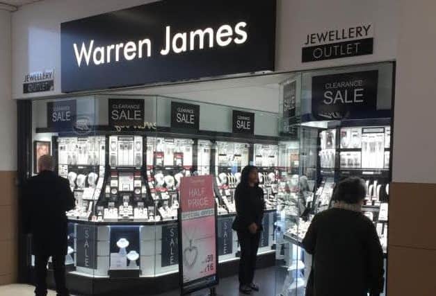 Warren James has opened a store at the Swansgate Centre in Wellingborough