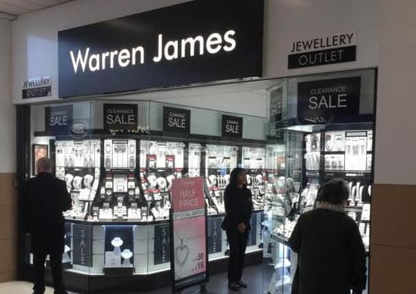 Warren James has opened a store at the Swansgate Centre in Wellingborough
