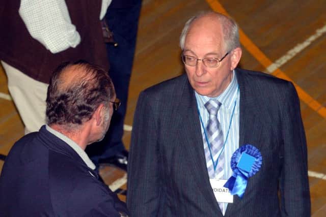 Terry Freer at an election count in 2007.