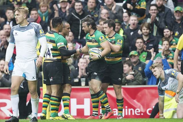 Ben Foden scored twice in Saints' win against Newcastle back in October (picture: Kirsty Edmonds)