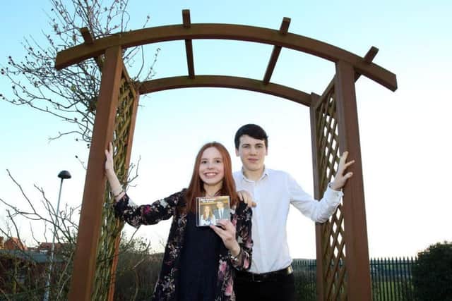 Vicki-Louise Sherwin and Charlie Botting performed their version of Now Ive Found You At Last at its official launch at the hospice