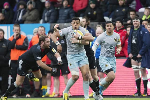 Luther Burrell was in action at Kingston Park on Sunday (picture: Kirsty Edmonds)