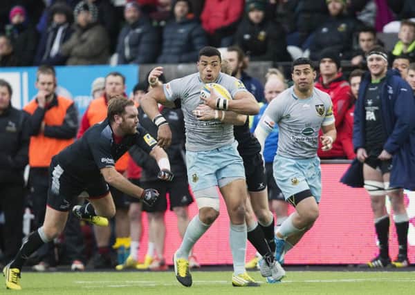 Luther Burrell was in action at Kingston Park on Sunday (picture: Kirsty Edmonds)