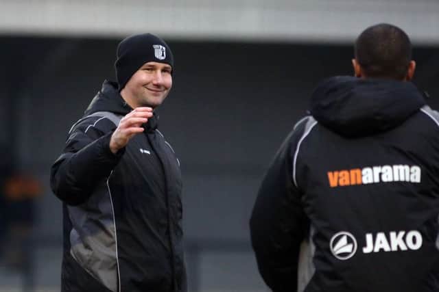 Tommy Wright is pleased with the characters he has in the Corby Town dressing-room