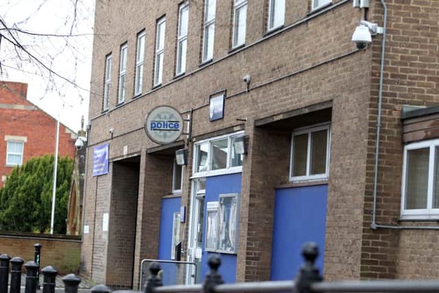 A Wellingborough man has made an official complaint about two police officers who he says followed him home and threatened him