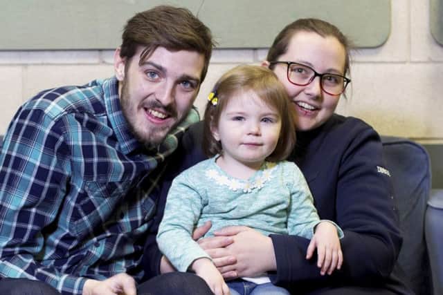 Michael Dempsey and Marie Tress-Smith with daughter Daisy Dempsey