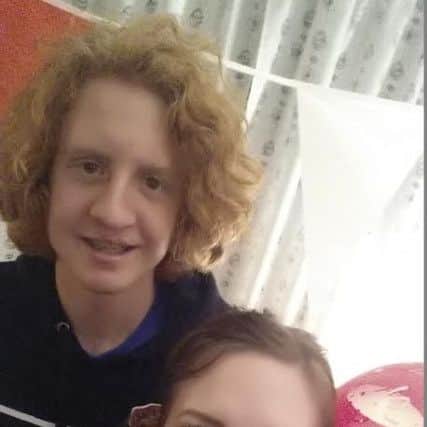 Robert Dunn with mum Cat