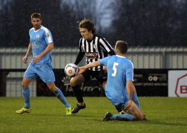 Ben Milnes grabbed his first goal of the season to earn Corby Town a 1-1 draw at Alfreton Town last weekend