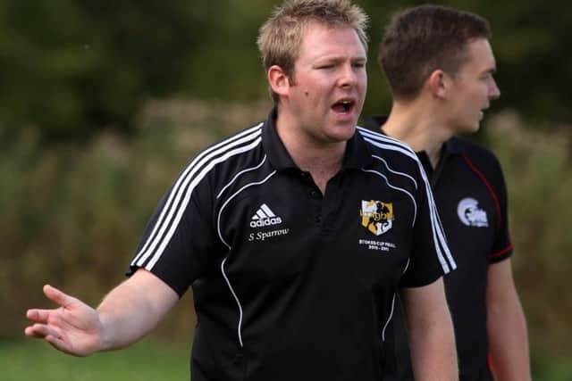 Shaun Sparrow believes his Rothwell Corinthians team should be awarded the three points after their midweek clash with Holbeach United was abandoned after 73 minutes with them leading 4-1