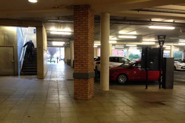 The lower floor of Morrisons car park, Kettering NNL-150502-151509001