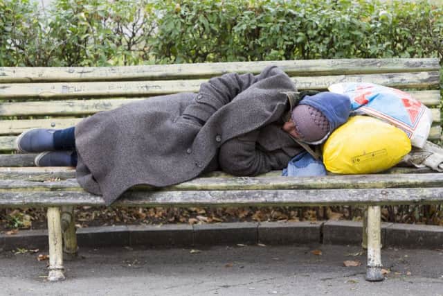 Rough sleeping figures double