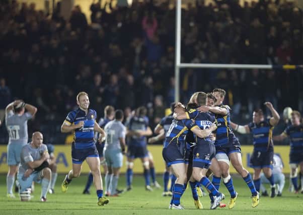 TOUGH TO TAKE - Saints suffered a last-gasp defeat to Worcester on first day of the season