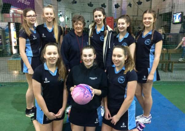 Members of Corby Netball Club took part in the England Netball 90th anniversary celebrations NNL-160226-153649001