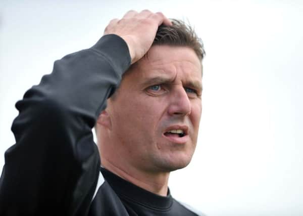 Marcus Law was a frustrated man after Kettering Town's 3-1 defeat at Histon