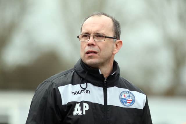 Andy Peaks was far from happy as AFC Rushden & Diamonds were beaten 1-0 at Potters Bar Town