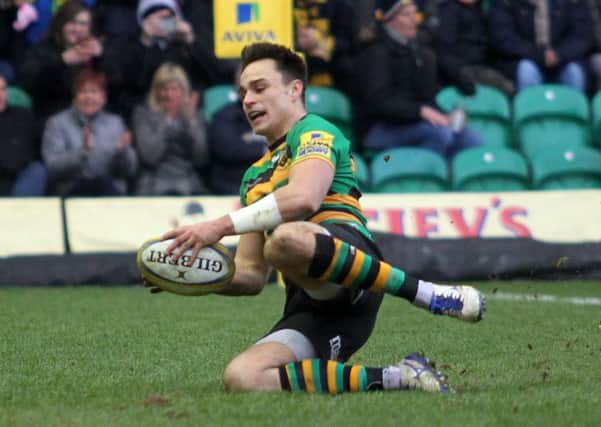 Tom Collins was Saints' hat-trick hero (pictures: Sharon Lucey)