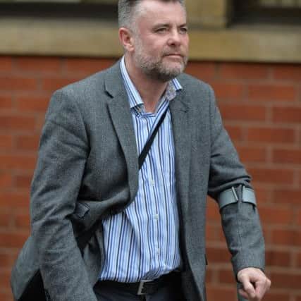 Kev Hall leaves Leicester magistrates court