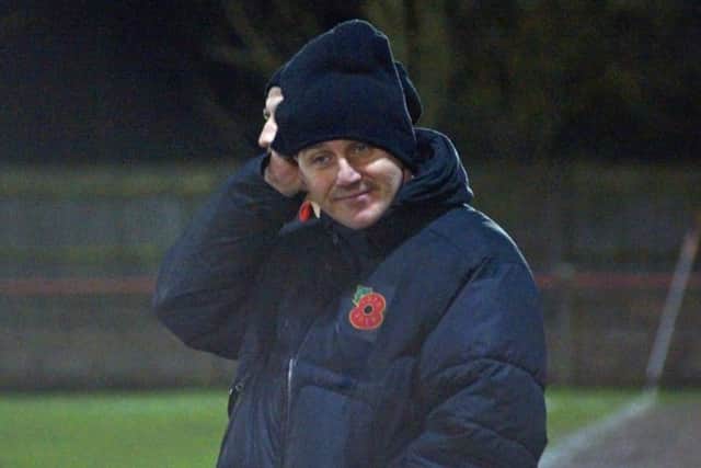 Marcus Law was pleased with the 'application' of his Kettering Town team as they won 3-1 at Slough Town. Pictures by Peter Short
