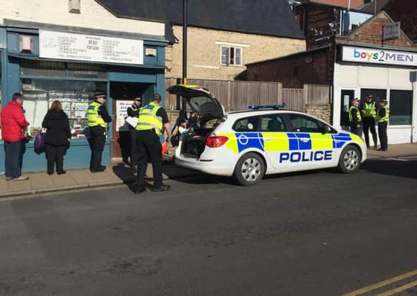 Officers executed two warrants at premises in Irthlingborough High Street