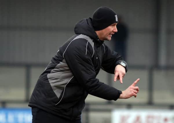 Corby Town manager Tommy Wright