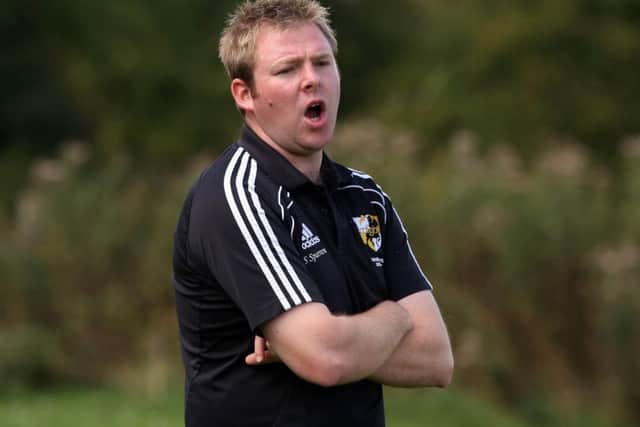Rothwell Corinthians boss Shaun Sparrow