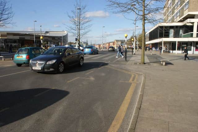 George Street in Corby. Traffic restrictions. NNL-160403-155507001