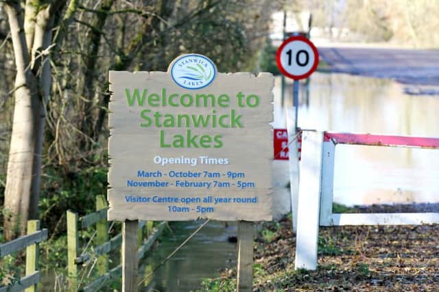 Stanwick Lakes has been forced the cancel this weekends running race after severe flooding left much of the races paths underwater.