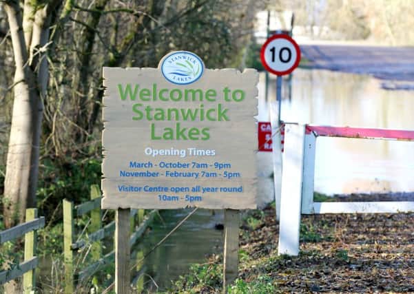 Stanwick Lakes has been forced the cancel this weekends running race after severe flooding left much of the races paths underwater.