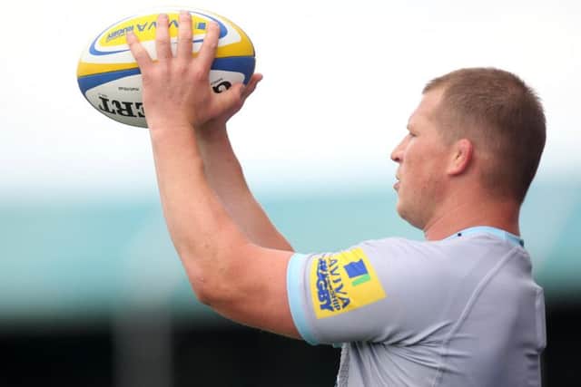 Dylan Hartley is setting his sights on the Grand Slam (picture: Sharon Lucey)