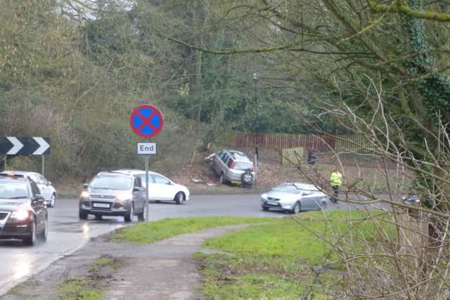 The incident on Rockingham Hill last week