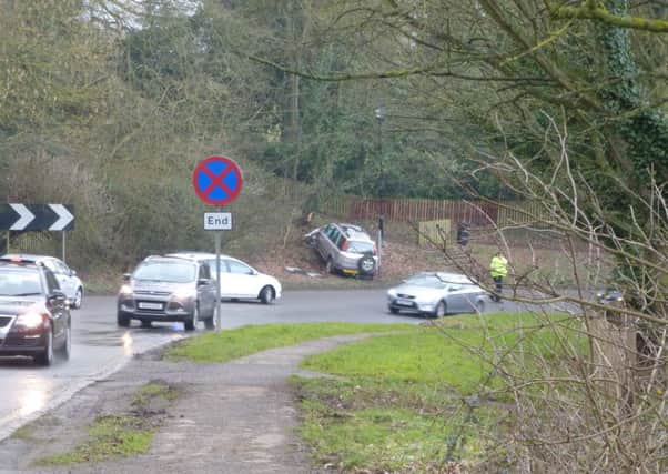 The incident on Rockingham Hill last week