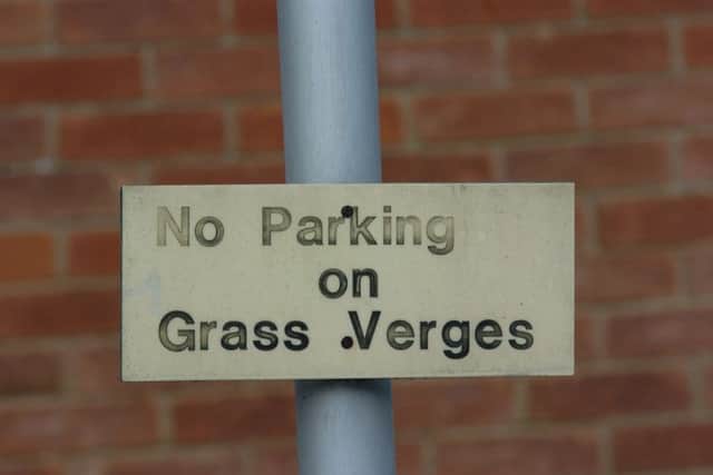 For many years residents in London Road in Little Irchester have parked their cars on the grass verges outside their houses, which are a mixture of council-owned and privately-owned.