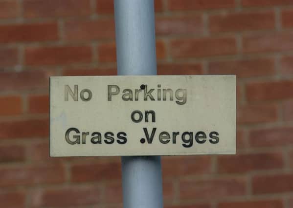 For many years residents in London Road in Little Irchester have parked their cars on the grass verges outside their houses, which are a mixture of council-owned and privately-owned.