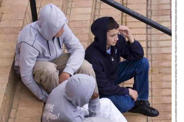 Northants Police say there are five known gangs in Wellingborough and Rushden, with about 35 people involved.		Picture posed by models