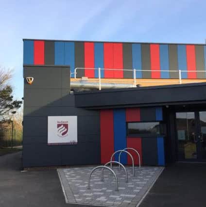 Part of the new school building