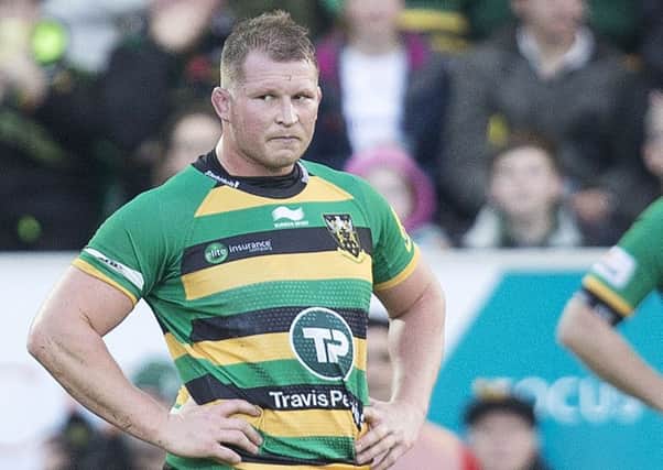 Dylan Hartley will miss Saints' clash with Harlequins on Sunday (picture: Kirsty Edmonds)