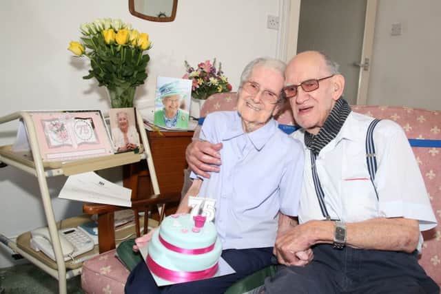 Fred and Marjorie Mawby, both 95, tied the knot on March 29, 1941, at The Methodist Church in Desborough